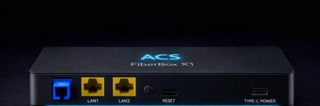ACS FiberBox X1, front view