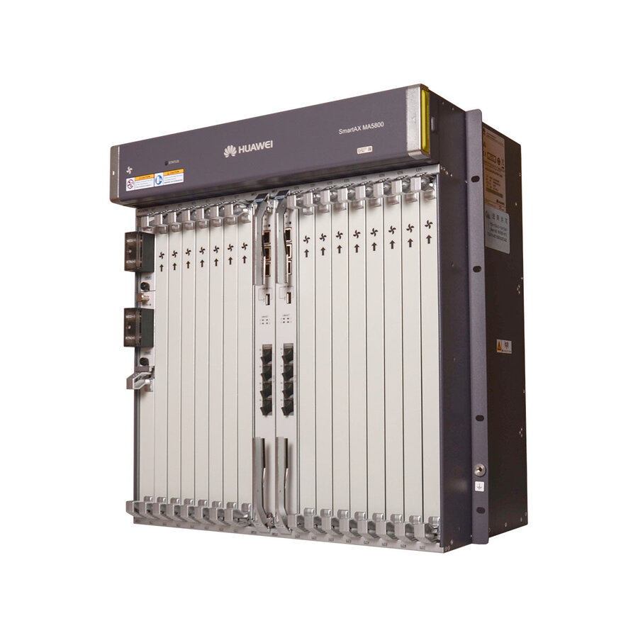 Huawei MA5800-X15 OLT chassis, front view