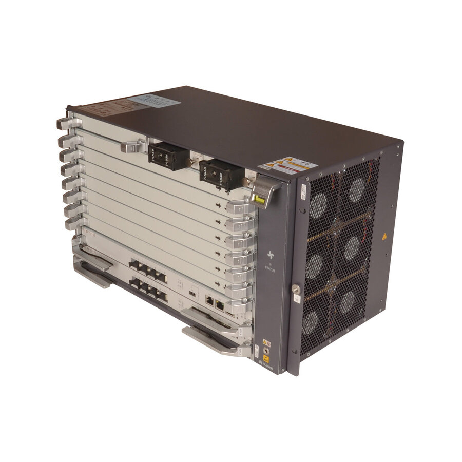 Huawei MA5800-X7 OLT chassis, front view