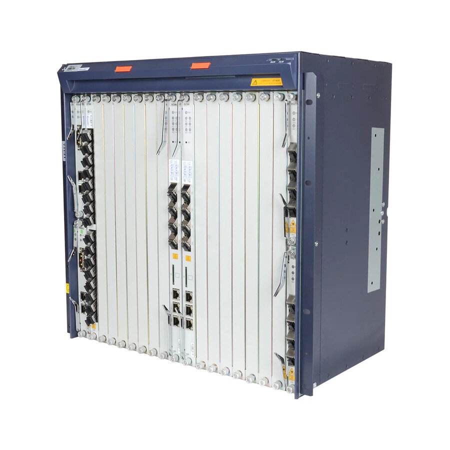 ZTE ZXA10 C300 OLT chassis, front view